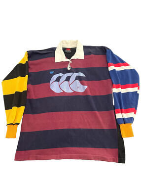 Canterbury of New Zealand Uglies Rugby Men Large L Jersey Short Sleeve Big Logo